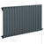 Hannover Horizontal Anthracite Electric Single Panel Radiator Left Hand Side View
