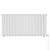 Hannover Horizontal White Electric Double Panel Radiator Front View