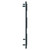 Malmo Anthracite Round Bar Digital Thermostatic Electric Heated Towel Rail Side on View