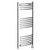 Malmo Chrome Round Bar Digital Thermostatic Electric Heated Towel Rail Left Hand Side View