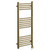Malmo Brushed Brass Round Bar Digital Thermostatic Electric Heated Towel Rail Left Hand Side View