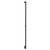 Sofia Anthracite Vertical Single Panel Electric Radiator Side on View