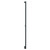 Sofia Vertical Anthracite Single Panel Radiator Side on View