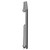 Sofia Chrome Horizontal Digital Thermostatic Single Panel Electric Radiator Side on View