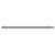 Sofia Chrome Horizontal Digital Thermostatic Single Panel Electric Radiator Top Down View