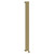 Sofia Brushed Brass Vertical Digital Thermostatic Single Panel Electric Radiator Left Hand Side View
