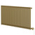 Sofia Brushed Brass Horizontal Digital Thermostatic Single Panel Electric Radiator Right Hand Side View