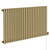 Sofia Brushed Brass Horizontal Digital Thermostatic Single Panel Electric Radiator Left Hand Side View