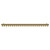 Sofia Horizontal Brushed Brass Single Panel Radiator Top Down View