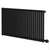 Sofia Matt Black Horizontal Digital Thermostatic Single Panel Electric Radiator Right Hand Side View