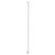 Sofia White Vertical Digital Thermostatic Single Panel Electric Radiator Side on View