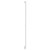 Sofia White Vertical Single Panel Electric Radiator Side on View