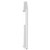 Sofia White Horizontal Single Panel Electric Radiator Side on View