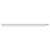 Sofia White Horizontal Single Panel Electric Radiator Top Down View