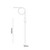 Alves Chrome 150 Watt Electric Heating Element Top Down Product Measurements