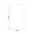 Alves Brushed Brass 25mm Electric Heating Element Cover Side on Product Measurements