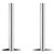 Alves Chrome 130mm Radiator Pipe Sleeve Kit Front View
