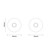 Alves Chrome 130mm Radiator Pipe Sleeve Kit Top Down Product Measurements