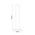 Alves White 130mm Radiator Pipe Sleeve Kit Side on Product Measurements