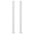 Alves Chrome 300mm Radiator Pipe Sleeve Kit Front View