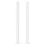 Alves White 300mm Radiator Pipe Sleeve Kit Front View