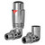 Alves Round Chrome Corner Thermostatic Radiator Valves Right Hand Side View