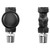 Alves Matt Black Straight Thermostatic Radiator Valves Top Down View