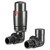 Alves Gunmetal Grey Corner Thermostatic Radiator Valves Right Hand Side View