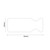 Bruges Chrome Radiator Robe Hook Side on Product Measurements