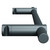 Bruges Anthracite 350mm Radiator Towel Rail Side on View