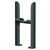 Copenhagen Anthracite Floor Standing Triple Column Radiator Feet  Right Hand Side View