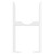 Copenhagen White Floor Standing Triple Column Radiator Feet  Front View