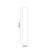 Copenhagen Raw Metal Floor Standing Double Column Radiator Feet  Side on Product Measurements