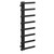 Alcudia Matt Black 1150mm x 500mm Electric Heated Towel Rail Left Hand Side View