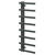 Alcudia Anthracite 1150mm x 500mm Electric Heated Towel Rail Right Hand Side View