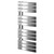 Basel Chrome 1080mm x 550mm Flat Panel Heated Towel Rail Right Hand Side View
