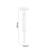 Belgravia White and Chrome 950mm x 480mm Traditional Double Column Towel Radiator Side on Product Measurements