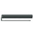 Cordoba Anthracite 1600mm x 360mm Single Panel Radiator with Towel Rail Top Down View