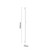 Cordoba White 1600mm x 360mm Single Panel Radiator with Towel Rail Side on Product Measurements