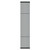 Funchal Anthracite 1800mm x 360mm Single Panel Radiator Front View