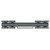 Lisbon Anthracite 1800mm x 381mm Double Panel Radiator with Mirror Top Down View