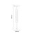 Wexford Brushed Brass and White 950mm x 660mm Double Column Towel Radiator Side on Product Measurements