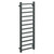 Breda Anthracite Square Bar Electric Heated Ladder Rail Left Hand Side View