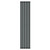Bruges Vertical Anthracite Double Panel Radiator Front View