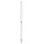 Bruges Vertical White Double Panel Radiator Side on View