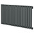 Bruges Horizontal Anthracite Single Panel Radiator Right Hand Side View