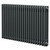 Copenhagen Horizontal Anthracite Triple Column Radiator Right Hand Side View
