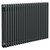 Copenhagen Horizontal Anthracite Triple Column Radiator Left Hand Side View