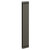 Copenhagen Vertical Raw Metal Triple Column Radiator Left Hand Side View