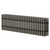 Copenhagen Horizontal Raw Metal Quadruple Column Radiator Right Hand Side View
